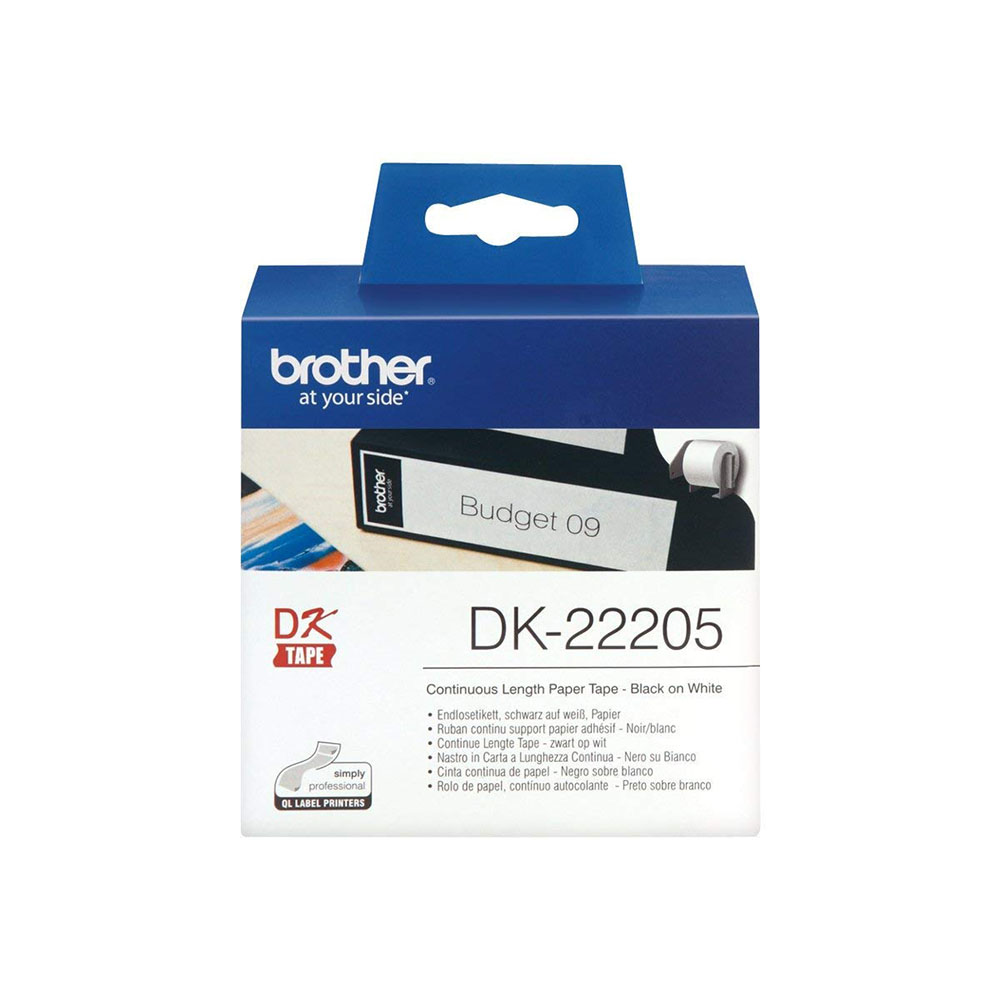 Brother DK-22205 Continuous Length Paper Tape 62mm